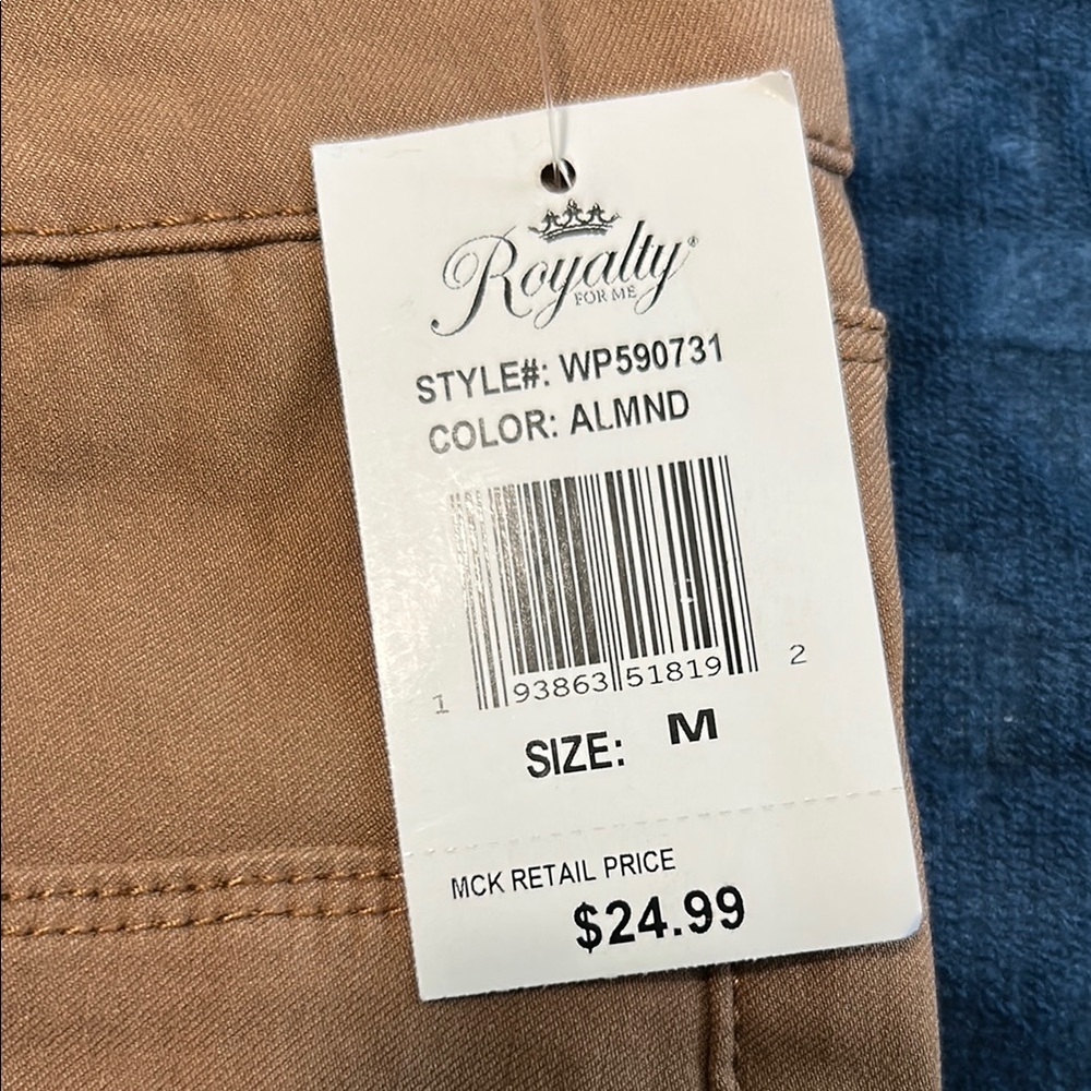 Royalty For Me Light Brown (Almond) Jeans - Picture 3 of 9
